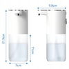 DOZOWNIK MYDŁA 380ML ŁAZIENKI BEZDOTYKOWY NAŚCIENNY ELEKTRYCZNY ŁADOWALNY