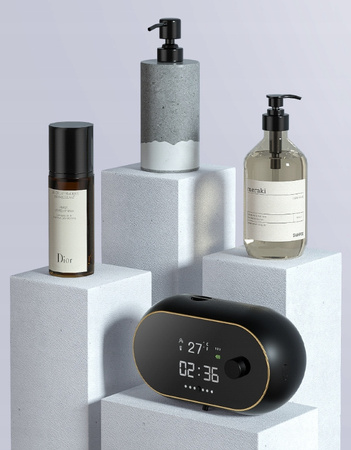 Premium Automatyczny Dozownik Pianki Zegar Temperatura ładowany USB -450Ml