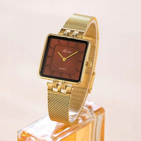 MISSFOX luksusowy zegarek na rękę minimalistyczne modne zegarki kwarcowe
