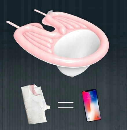 BASEN DO MYCIA WŁOSÓW GŁOWY LEKKA WYGODNA PRZENOŚNA MYJKA