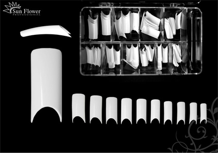 Tipsy Bezrantowe Głęboki Uśmiech Białe Kasetka 200 szt