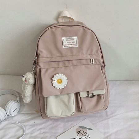 PLECAK SZKOLNY DLA DZIEWCZYNKI DUŻY A4 MODNY TORNISTER MŁODZIEŻOWY+PIÓRNIK