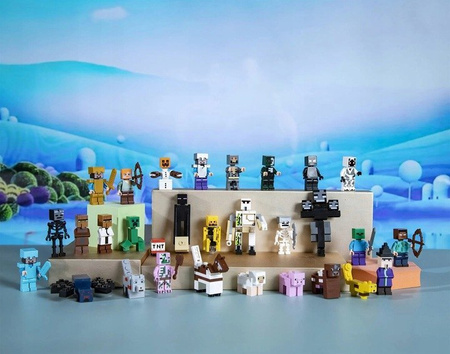 Figurki kompatybilny z Minecraft Zestaw 29 SZT dla dzieci