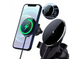 ŁADOWARKA BEZPRZEWODOWA 15W UCHWYT SAMOCHODOWY KRATKA IPHONE MAG SAFE