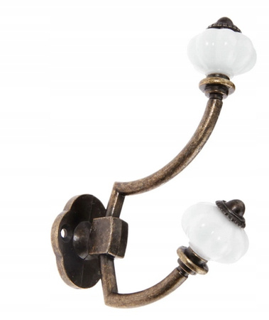 Wieszak ścienny wiszący metalowy vintage