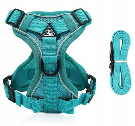 Szelki dla kota / psa WYGODNE BEZUCISKOWE S