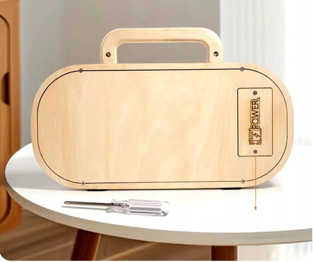 TABLICA MANIPULACYJNA PANEL SENSORYCZNY DREWNIANY KONTROLER LED PRZEŁĄCZNIK