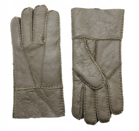 YISEVEN Damskie zimowe rękawiczki skórzane Rozmiar L kolor zielony