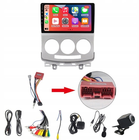 RADIO NAWIGACJA GPS BT MAZDA 5 2005-2010 ANDROID AUTO CARPLAY 2GB 32GB