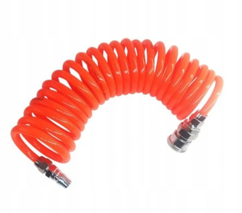 Wąż pneumatyczny poliuretanowy z wężem spiralnym i złączem sprężynowym