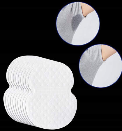Wkładki Antypotowe Przeciwpotowe Wkładki Pod Pachy Ochrona Białe