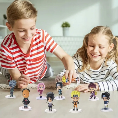 Zestaw Figurki Anime Upominki Przyjęcie Urodzinowe Tortu Deko Dzieci 12 Szt