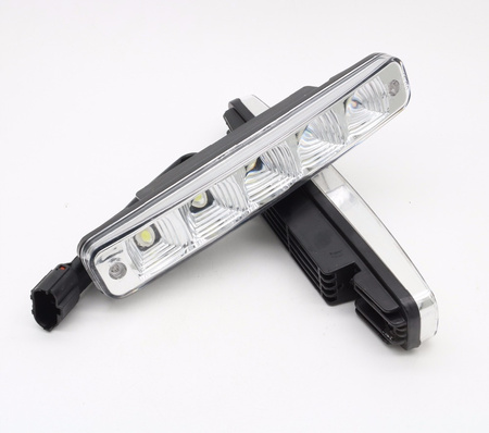 ŚWIATŁA DZIENNE DO JAZDY W DZIEŃ 5 LED DRL UNIWERSALNE 12V