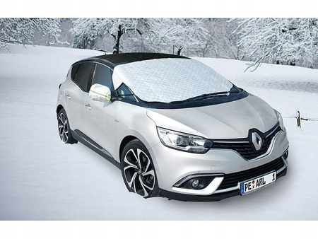 Samochodowa osłona na szybę i lusterka 2w1 duża