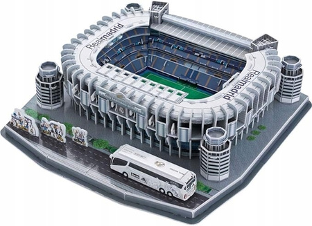PUZZLE 3D STADION PIŁKARSKI REAL MADRYT FC SANTIAGO BERNABEU DUŻY 101 el.