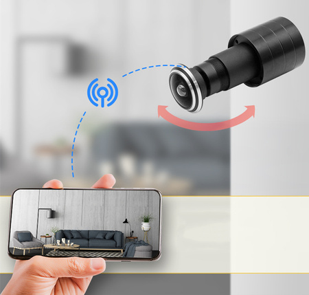 WIZJER BEZPRZEWODOWY WIFI KAMERA WIDEO TUYA JUDASZ