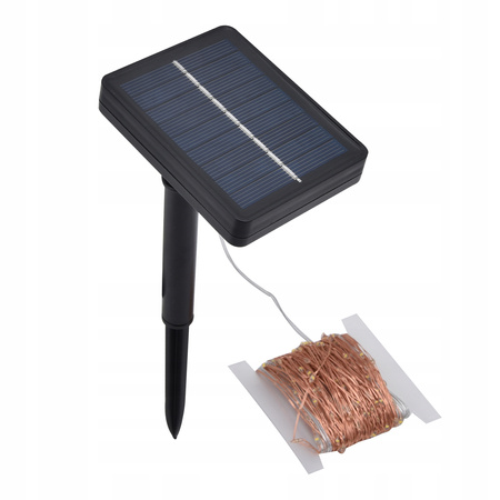 Łańcuch świetlny led różowe 2x18m solarne Choinkowe  girlanda choinkowa