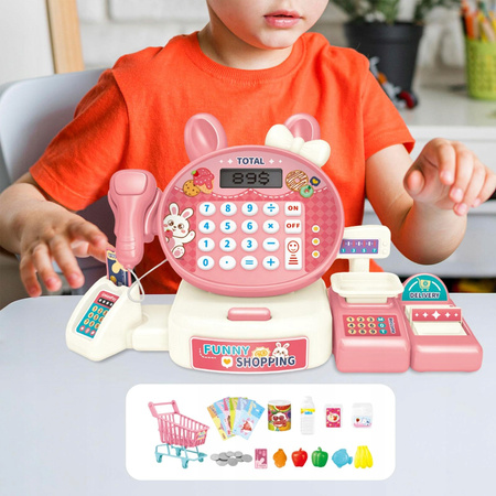 Supermarket Sklep spożywczy wózek na zakupy kasa fiskalna dla Dziecka