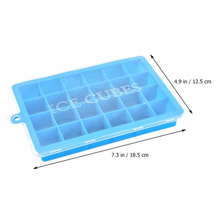 Foremka silikonowa do kostek lodu zestaw 3 sztuk