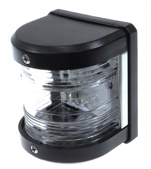 Lampa nawigacyjna masztowa LED 12 V do 12 m – czarna obudowa, ABS, IP66