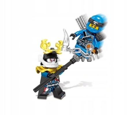 ZESTAW FIGURKI NINJA 24 SZTUK KLOCKI AKCESORIA ZAMIENNIK