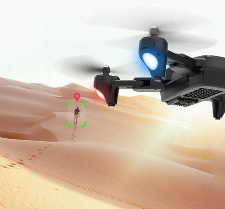 DRON s7 PRO DWIE KAMERY WIFI HD ZABAWKA ZAWIS 350m INSTRUKCJA PL 3x AKU