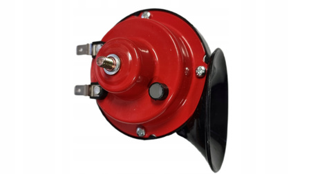 KLAKSON Uniwersalny Zestaw Klaksonów Ślimak Sygnał Dźwiękowy 12V