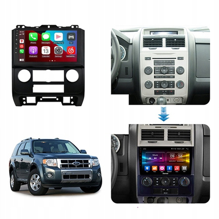 Radio samochodowe Android 14 Ford Escape 2009 WIFI 2/32GB 2-DIN GPS BT
