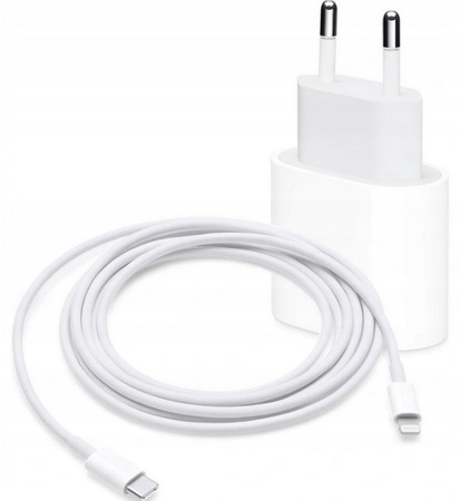 Ładowarka sieciowa USB 3.1 typ C do Apple 3000 mA 5 V do iPhone 20W biały
