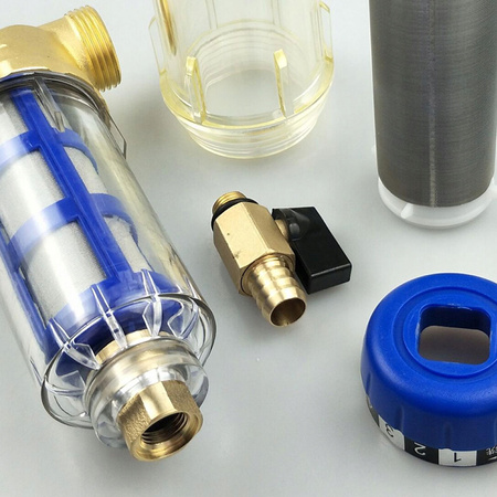 System wstępnego filtrowania wody w całym domu Osady puchowe