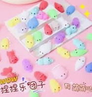 Zestaw MOCHI Squishy Squishies GNIOTKI 50 szt