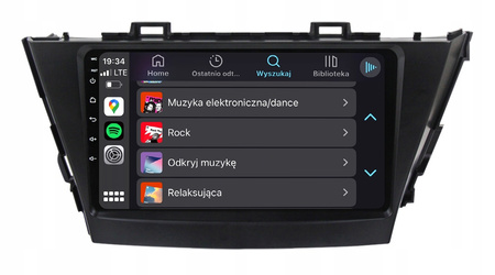 TOYOTA PRIUS+ PLUS RADIO NAWIGACJA ANDROID AUTO CARPLAY MAPY APLIKACJE