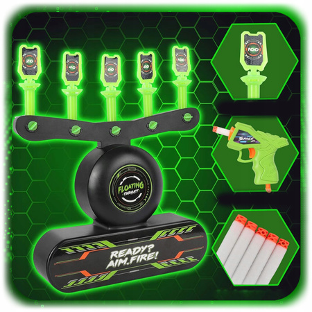 ZABAWKA STRZELNICA DZIECIĘCA TARCZE HIT DLA DZIECI 1 PISTOLETY