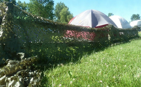 WOJSKOWA SIATKA MASKUJĄCA OGRÓD WOODLAND 1.5 X 10