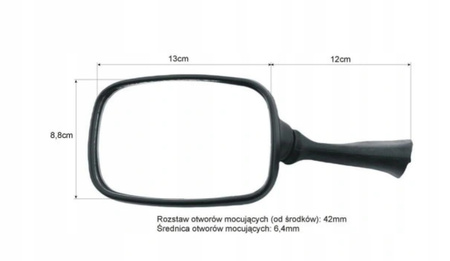  LUSTERKA SUZUKI GSX-R 600 750 1000 1300 HAYABUSA para lewe prawe