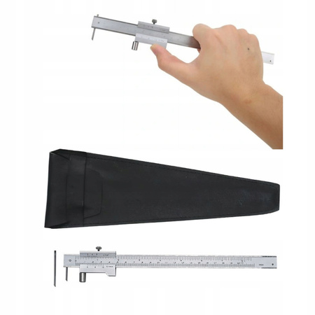 SUWMIARKA TRASERSKA Z RYSIKIEM 200mm/0,05mm