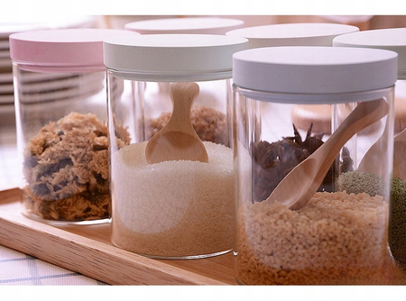 DREWNIANE MINI MIARKI DO KAWY, ŁYŻECZKI DO PRZYPRAW, MIODU, SOSÓW