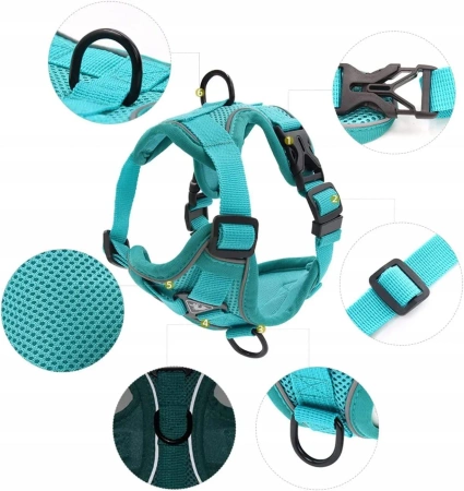 SZELKI dla psa wygodne BEZUCISKOWE typu GUARD (28-36 cm)