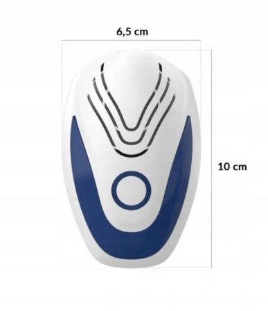 ULTRADŹWIĘKOWY ELEKTROMAGNETYCZNY ODSTRASZACZ GRYZONI MYSZY SZCZURÓW OWADÓW