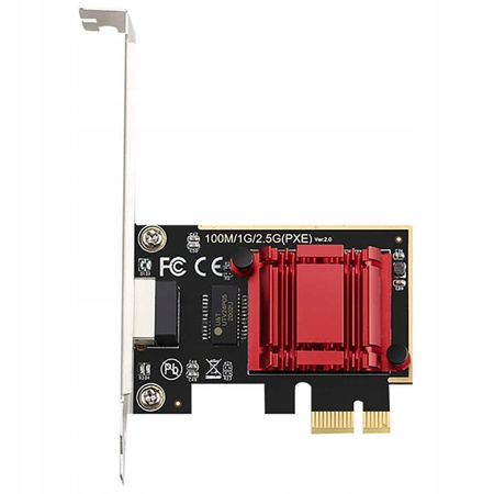 Karta Sieciowa 2.5GBase-T PCIe RTL8125B 2500/1000/