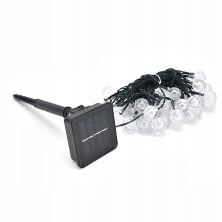 GIRLANDA ŻARÓWKOWA LED 9,5 M 50 LED | IP44 BIAŁE ZIMNE ŚWIATŁO