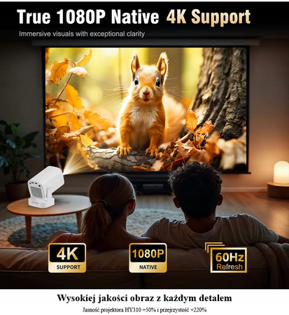 Projektor LCD Magcubic HY31O biały