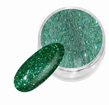 Puder Akrylowy Kolorowy 452 - Zielony Brokat - Sugar Effect4g