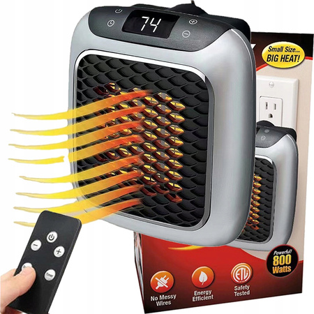 MOCNY MINI GRZEJNIK ELEKTRYCZNY FARELKA DO KONTAKTU GNIAZDKA HANDY HEATER