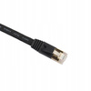 Kabel cat8 ethernet 2000MHz 7,5m czarny + zestaw do montażu
