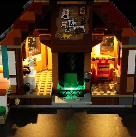 Zestaw oświetlenia LED DIY do zestawu klocków LEGO 76437 The Burrow