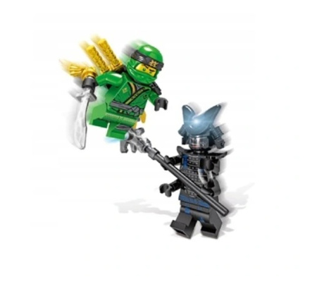 ZESTAW FIGURKI NINJA 24 SZTUK KLOCKI AKCESORIA ZAMIENNIK