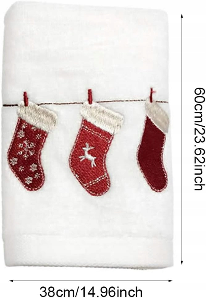 Ręczniki świąteczne z reniferami w opakowaniu prezentowym - 3 szt. pol_pl_Towar-7747-7747_2