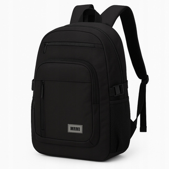 Plecak Miejski Szkolny Laptopowy Czarny Pojemny