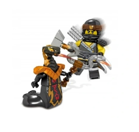 ZESTAW FIGURKI NINJA 24 SZTUK KLOCKI AKCESORIA ZAMIENNIK